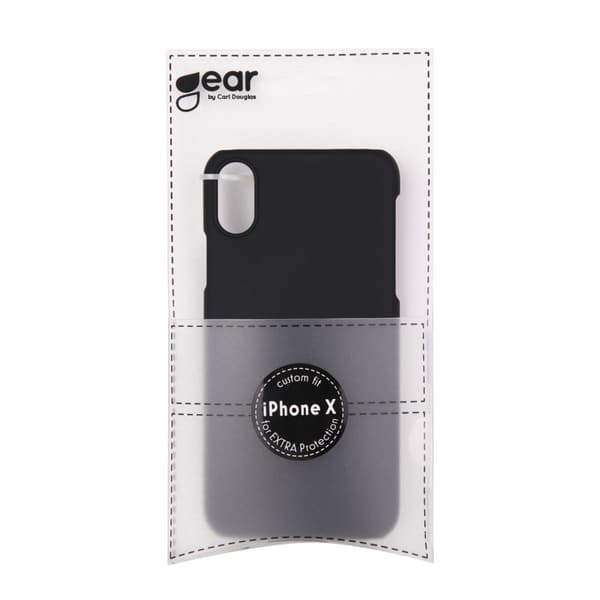 Gear Mobildeksel Svart - iPhone X/XS