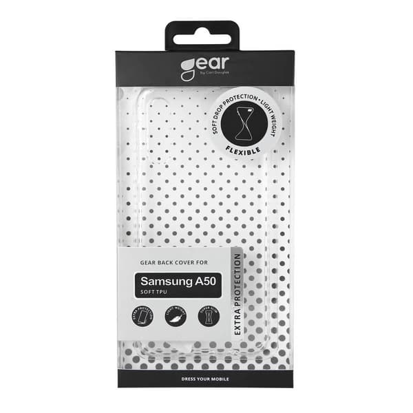 Gear Mobilskal TPU Transparent - Samsung A50