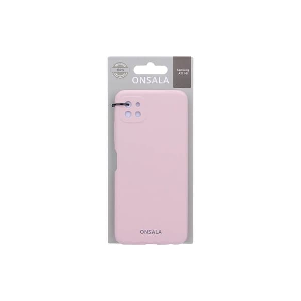 Onsala Suojakuori Silikooni Sand Pink - Samsung A22 5G