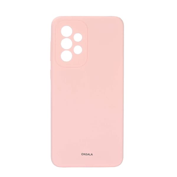 Onsala Mobilskal Silikon Chalk Pink - Samsung A33