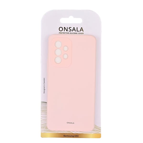 Onsala Mobilecover Silicone Chalk Pink Samsung A53 5G