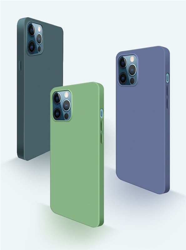 Mobildeksel i silikon til iPhone 12 Pro Max, Rød