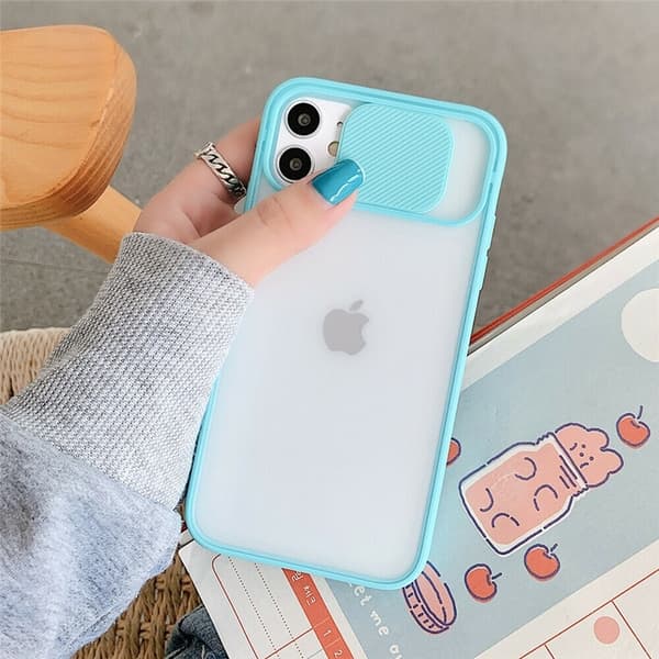 Cover til iPhone 12/12 Pro, lyseblå
