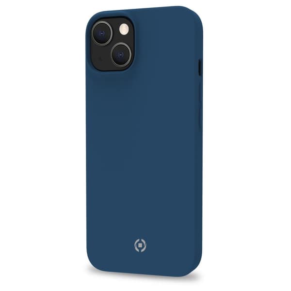 Celly Cromo blødt gummietui til iPhone 14 blå