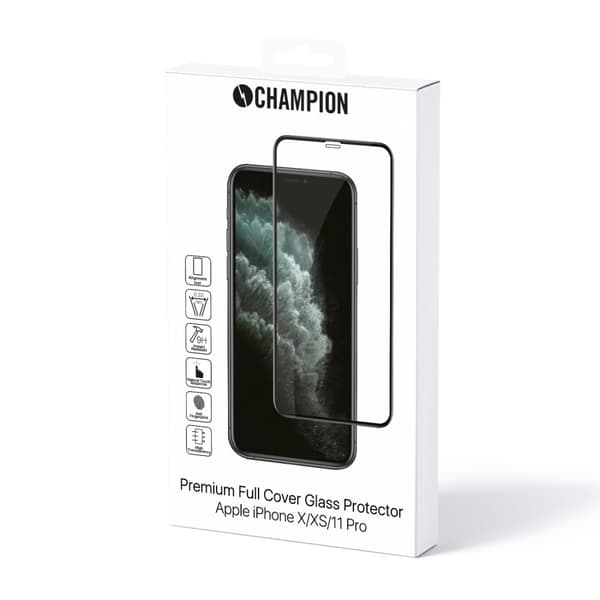 Champion Skjermbeskytter iPhone X/XS/11 Pro