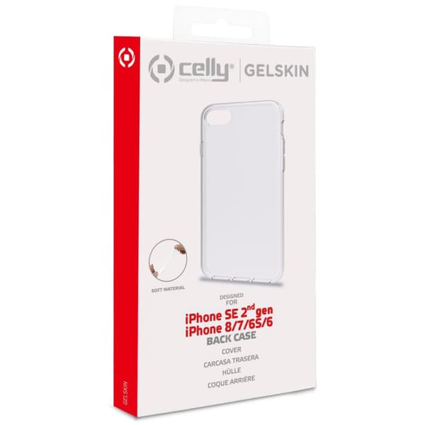 Celly Gelskin TPU suojakuori iPhone 7/8/SE 2020/SE 2022