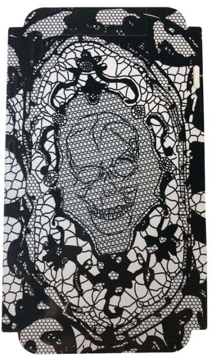 Skin til Iphone XS Skull - Svart
