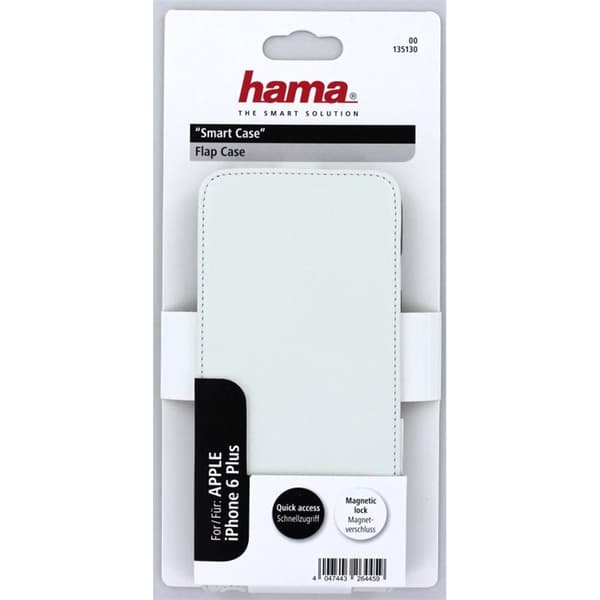 Hama Mobilväska Flip-Front iPhone6 Plus Läder Vit