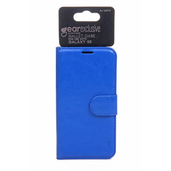 Gear Wallet Exclusive Blå -Samsung S6