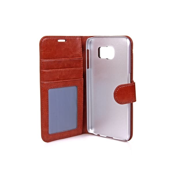 Gear Wallet Brun - Samsung S6