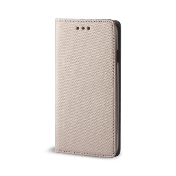 Etui med magnetisk lukning til Samsung J500 (Guld)