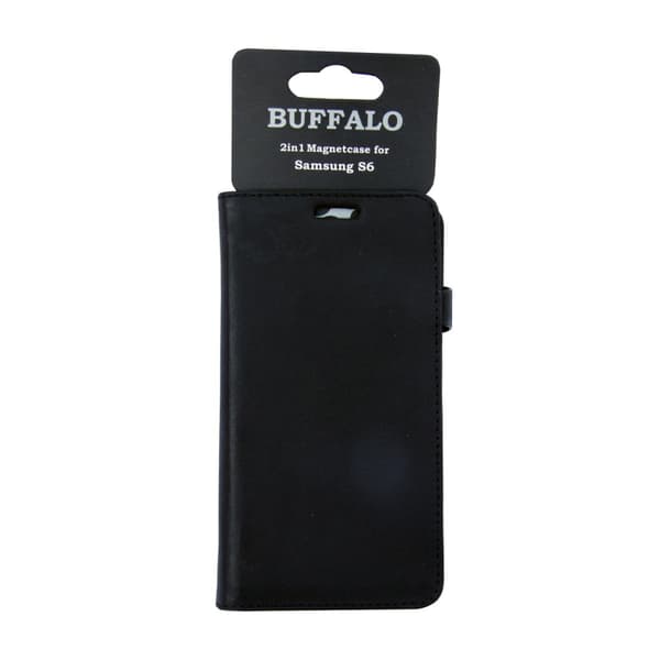 Buffalo Mobilfodral 3 Kortfack Svart - Samsung S6