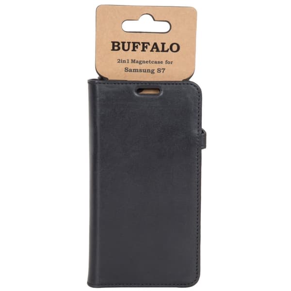 Buffalo Lommebokveske Samsung S7 Svart