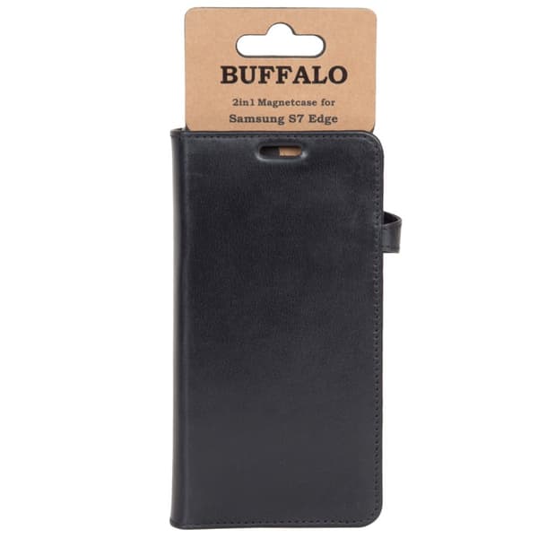 Buffalo Lommebokveske Samsung S7 Edge Svart