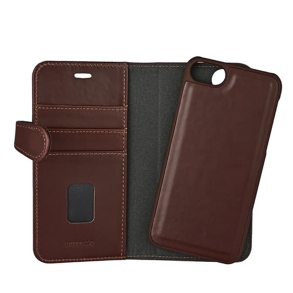 Buffalo Wallet Læder iPhone 6/7/8/SE2020/22 Brun