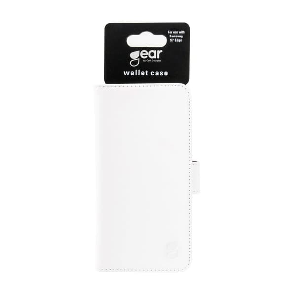 Gear Lommebokdeksel Hvit - Samsung S7 Edge