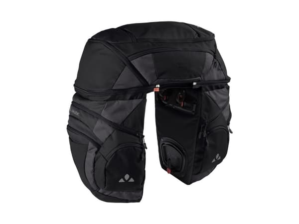 VAUDE Karakorum Pro, Taka, Polkupyörälaukku, Polyesteri, Polyuretaani, Musta, 65 L, 30 kg