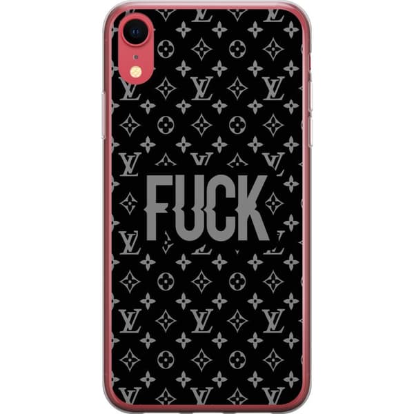 Apple iPhone XR Genomskinligt Skal LV Fuck LV