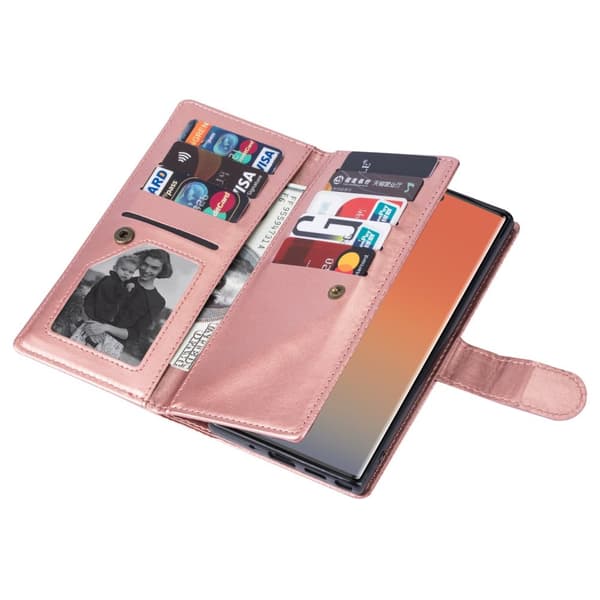 Samsung Galaxy S23 Ultra - Praktiskt 9-Kort Plånboksfodral