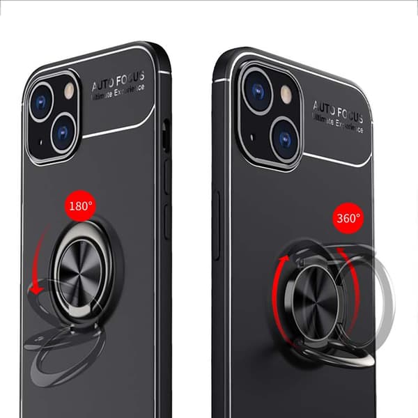 iPhone 14 - Stilsäkert Skyddsskal med Ringhållare