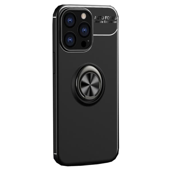 iPhone 14 Pro Max - Smidigt Stilrent Skal med Ringhållare