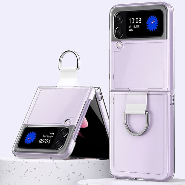 Praktiskt Skal med Ringhållare - Samsung Galaxy Z Flip 4