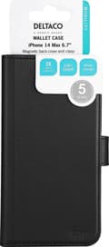 Miniatyrbillede 9 af 11: DELTACO iPhone 14 Plus wallet case 2-in-1, magnetic back cover