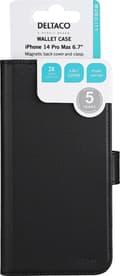 Miniatyrbillede 10 af 11: DELTACO iPhone 14 Plus wallet case 2-in-1, magnetic back cover