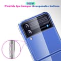 Miniatyrbild 7 av 9: Crystal Hybrid Skal Samsung Galaxy Z Flip 4 Transparent