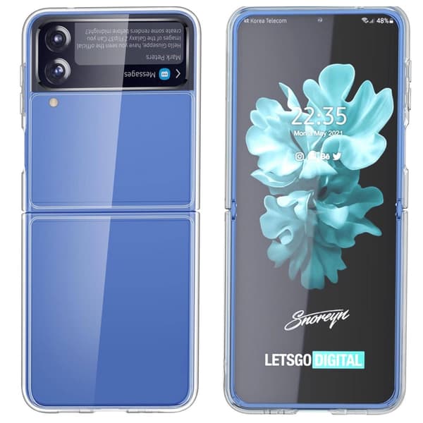 Crystal Hybrid Skal Samsung Galaxy Z Flip 4 Transparent