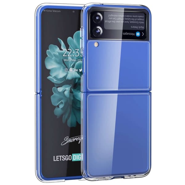 Crystal Hybrid Skal Samsung Galaxy Z Flip 4 Transparent