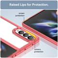 Miniatyrbild 5 av 7: Edge Crystal Hybrid Case Samsung Galaxy Z Fold 4 Röd