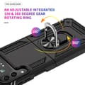 Miniatyrbild 5 av 7: Hybridskal Samsung Galaxy Z Flip 4 Ringhållare Svart