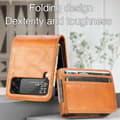 Miniatyrbild 6 av 10: Mobilfodral Samsung Galaxy Z Flip 4 Cognac
