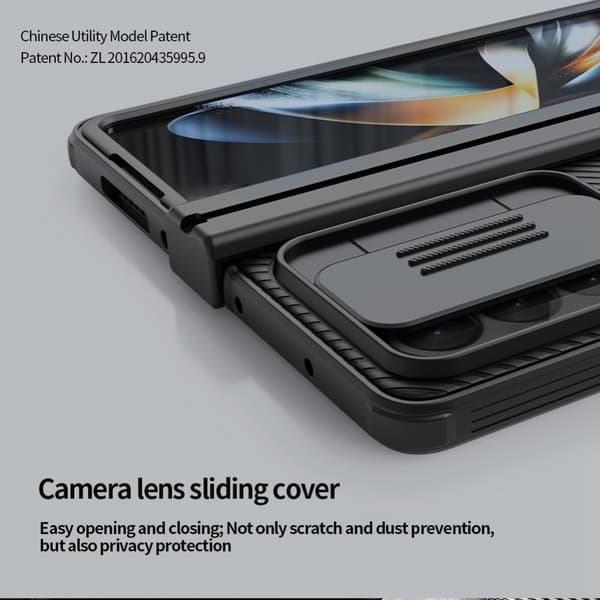 Nillkin CamShield Skal Med S Pen-hållare Samsung Galaxy Z Fold 4 Svart