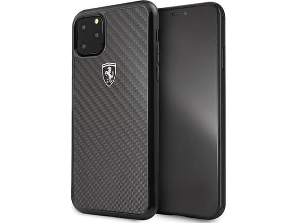 Kotelo Ferrari Hardcase FEHCAHCS67BK S20+ G985 musta/musta hiiliperintö