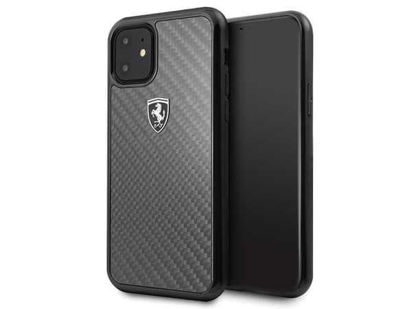 Kotelo Ferrari Hardcase FEHCAHCS67BK S20+ G985 musta/musta hiiliperintö