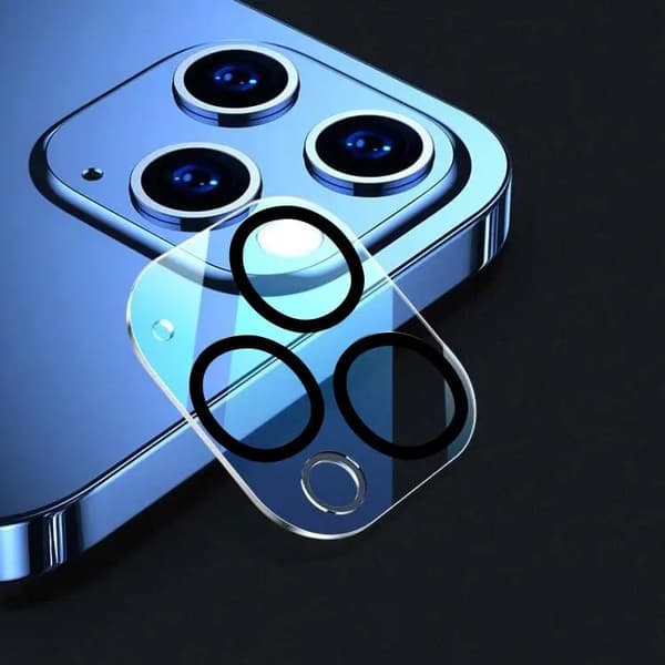 SiGN iPhone 12 Pro Max Kameralinsskydd i Härdat Glas - Transparent