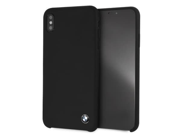 Etui hardcase BMW BMHCI65SILBK iPhone Xs Max czarny/black Silicone
