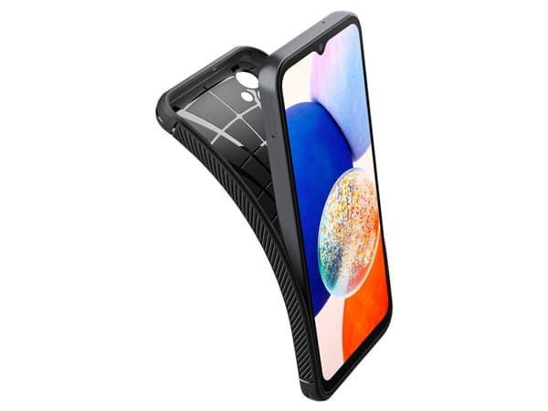 Spigen Rugged Armor, suojakuori, Samsung, Galaxy A14 5G, 16,8 cm (6.6"), Lajittelu