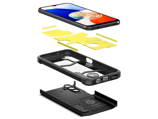 Spigen ACS05848, Omslag, Samsung, Galaxy A14 5G, 16,8 cm (6.6"), Svart
