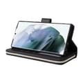Miniatyrbild 3 av 7: Zipper Magnet Leather Wallet Samsung Galaxy S23 Ultra Svart