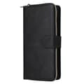 Miniatyrbild 6 av 7: Zipper Magnet Leather Wallet Samsung Galaxy S23 Ultra Svart