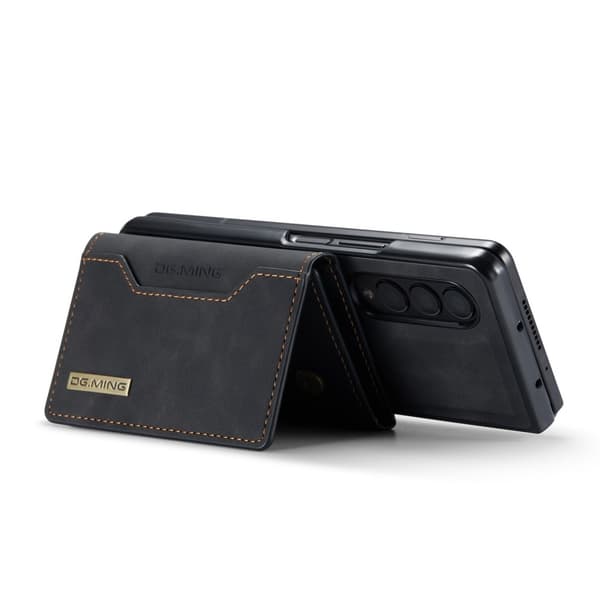DG.MING 2 in 1 Magnetic Card Slot Case Samsung Galaxy Z Fold 4 Black