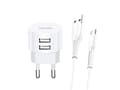Pikkukuva 1 / 2: T20 2xUSB 2.1A microUSB-verkkolaturi 2xUSB 2.1A