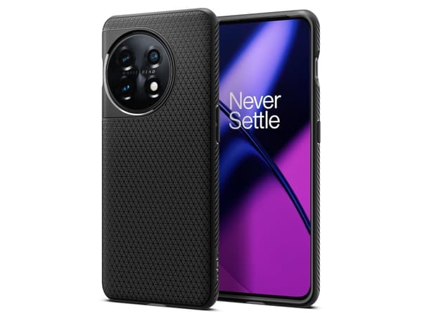 Spigen Liquid Air, Omslag, OnePlus, OnePlus 11, 17 cm (6.7"), Svart