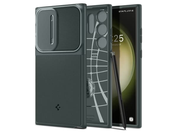 Spigen ACS06081, Etui, Samsung, Galaxy S23 Ultra, 17,3 cm (6.8"), Grønn