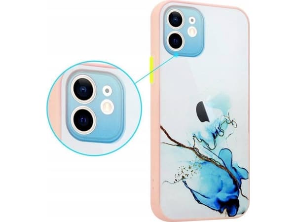 Maxximus MX AQUARELLE IPHONE 12 PRO NIEBIESKO-BIAŁY / NAVY-WHITE