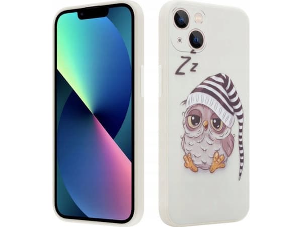 Maxximus MX OWL SLEEPY IPHONE 12 PRO BEIGE / BEŻOWY