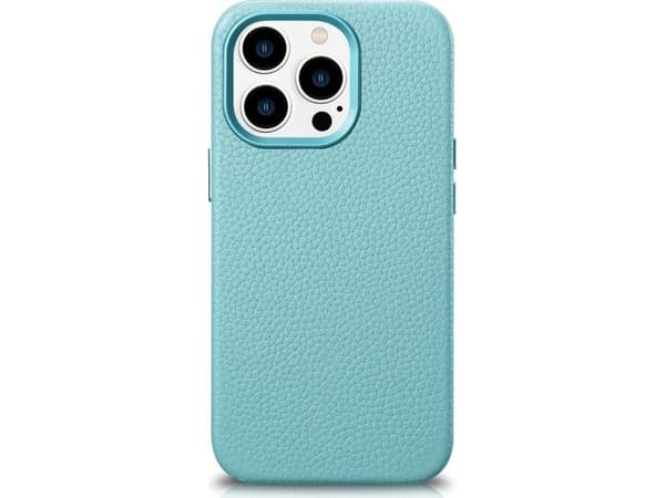 "iCarer Litchi Premium Nahkakotelo iPhone 14 Pro Max Magneettinen nahkakotelo MagSafe Green (WMI14220712-GN)